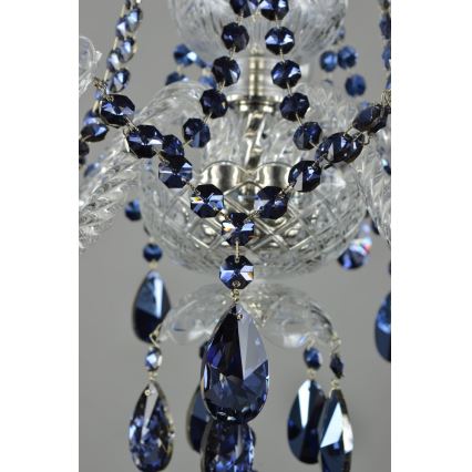 Wranovsky JWZ102052101 - Kristály csillár láncon DE LUXE 5xE14/40W/230V