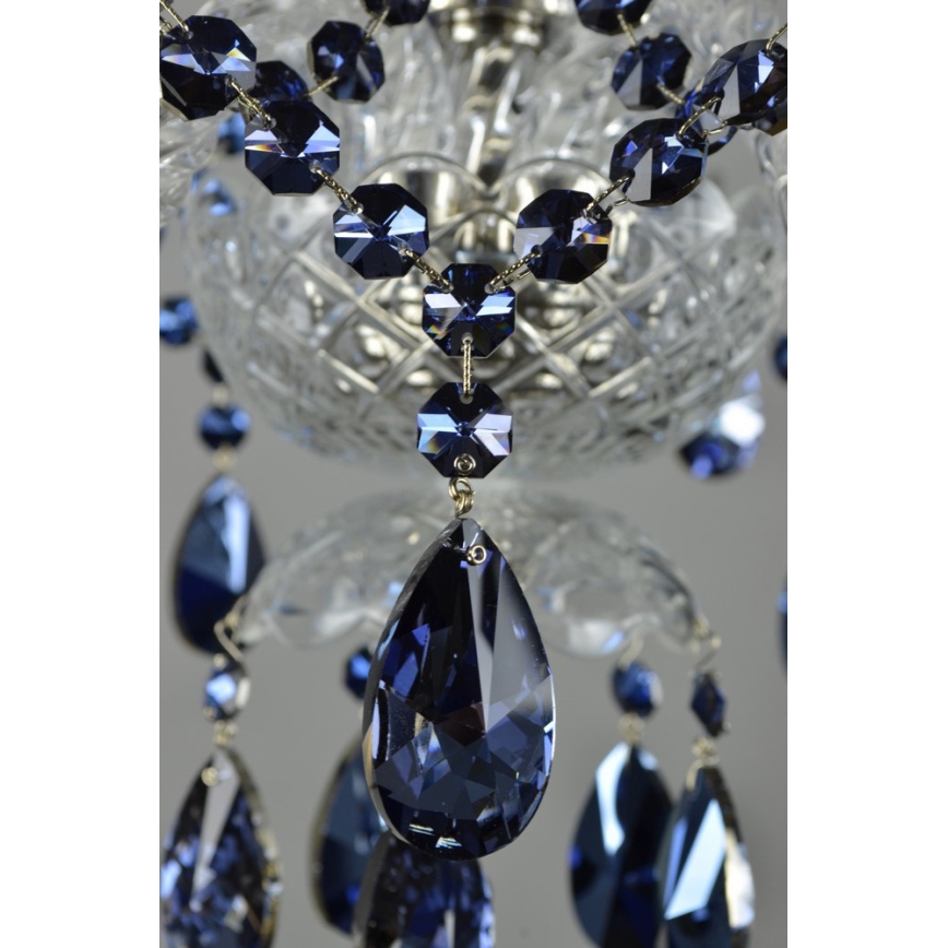 Wranovsky JWZ102052101 - Kristály csillár láncon DE LUXE 5xE14/40W/230V