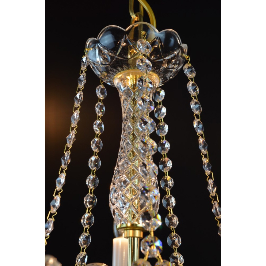 Wranovsky JWZ109052100 - Kristály csillár láncon BALANCE 5xE14/40W/230V