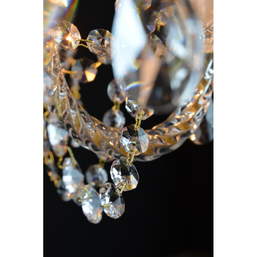 Wranovsky JWZ109052100 - Kristály csillár láncon BALANCE 5xE14/40W/230V