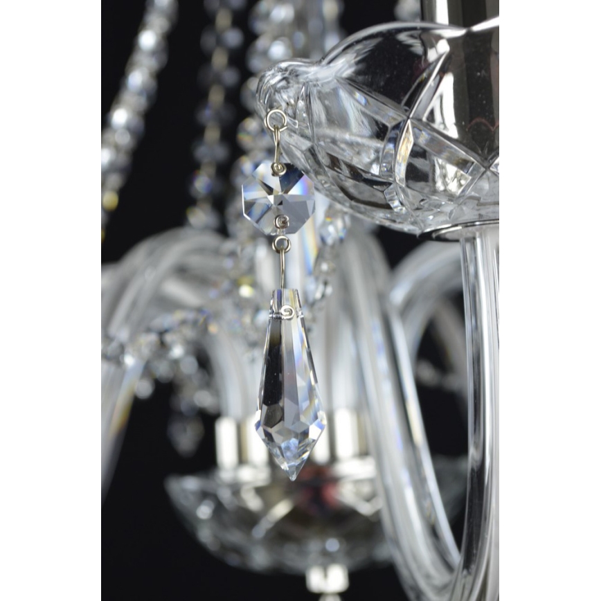 Wranovsky JWZ117082101 - Kristály csillár láncon BONTON 8xE14/40W/230V