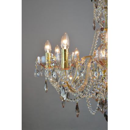 Wranovsky JWZ121102100 - Kristály csillár láncon ZENITH 10xE14/40W/230V