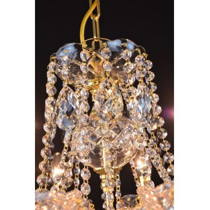 Wranovsky JWZ151082130 - Kristály csillár láncon CLASSE 8xE14/40W/230V