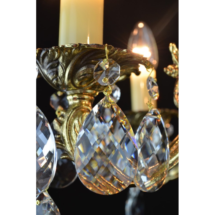 Wranovsky JWZ207061100 - Kristály csillár láncon DRACO 6xE14/40W/230V