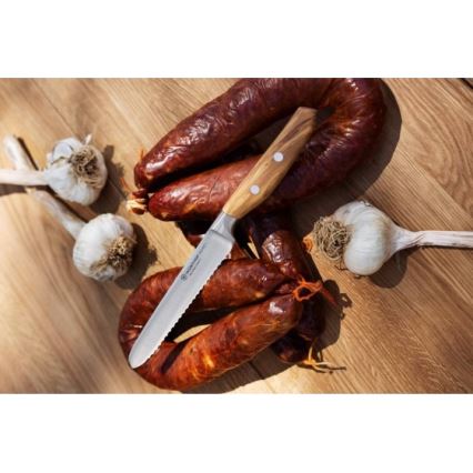 Wüsthof - AMICI kenyérvágó kés 14 cm, olívafa nyéllel