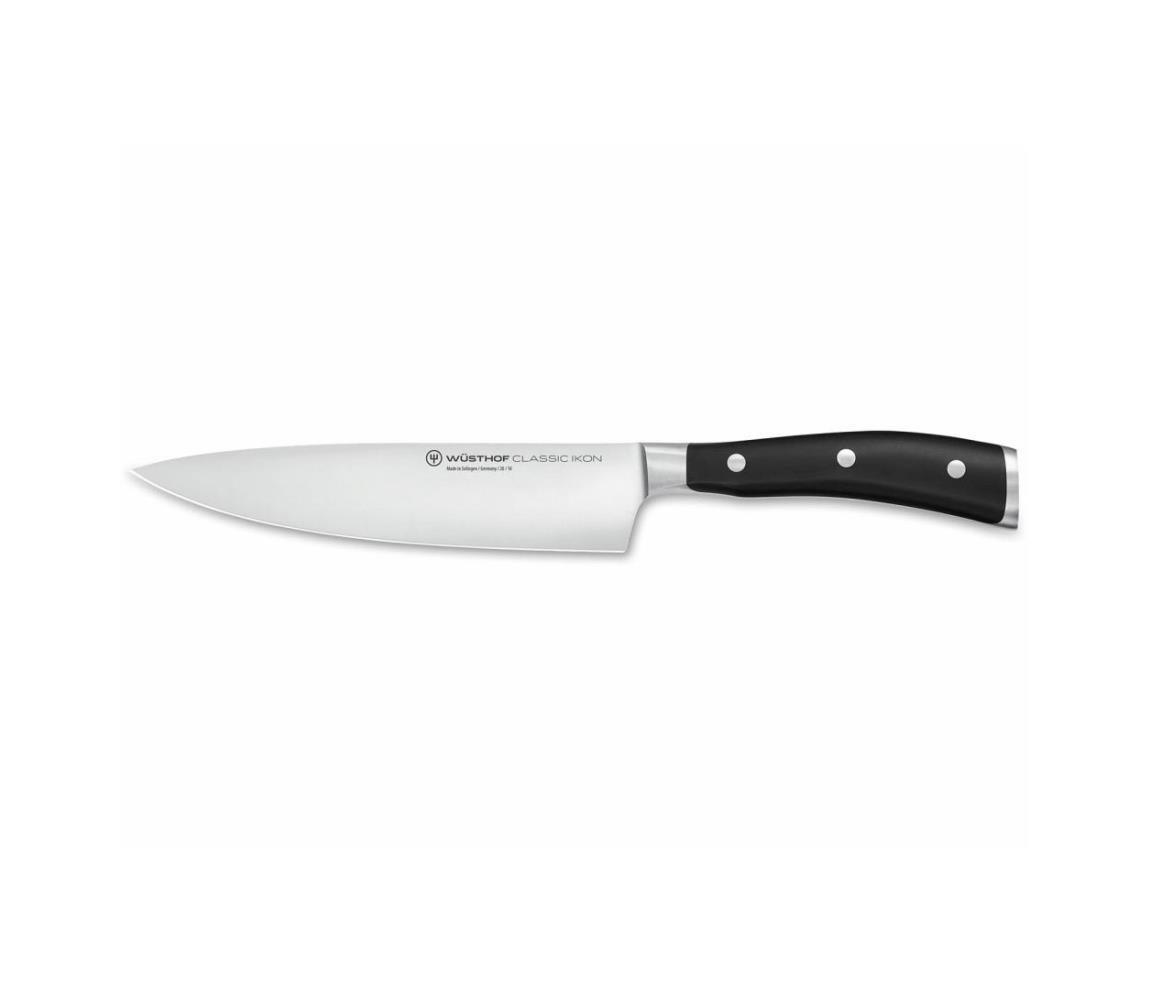 Wüsthof CLASSIC IKON szakácskés 18 cm, fekete markolat 1040330118
