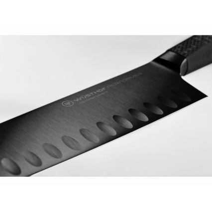 Wüsthof - Santoku konyha kés PERFORMER 17 cm fekete