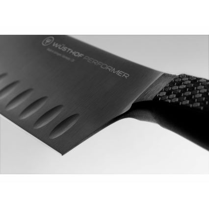 Wüsthof - Santoku konyha kés PERFORMER 17 cm fekete