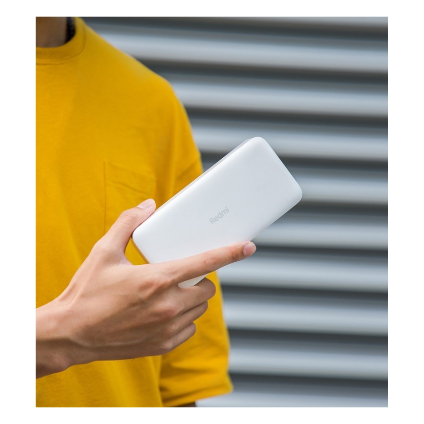 Xiaomi 20000 mAh Redmi 18W Gyorstöltő Powerbank Fehér