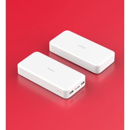 Xiaomi 20000 mAh Redmi 18W Gyorstöltő Powerbank Fehér