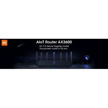 Xiaomi Mi AIoT Wi-Fi Router AX3600 fekete