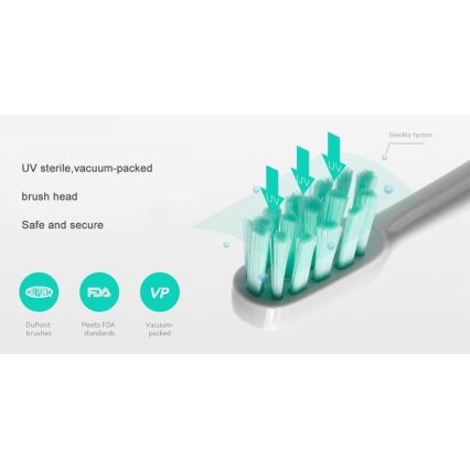 Xiaomi Mi Smart Elektromos Fogkefe T500 Bluetooth IPX7 fehér