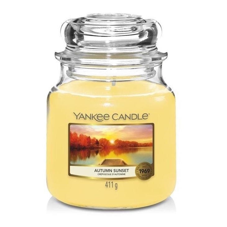 Yankee Candle - Illatgyertya Őszi Naplemente közepes 411g 65-75 óra
