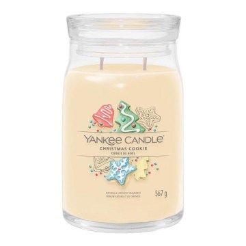 Yankee Candle - Illatos gyertya CHRISTMAS COOKIE nagy 567g 60-90 óra.