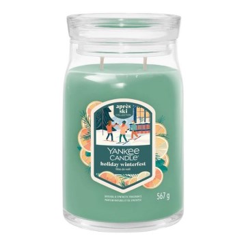 Yankee Candle - Illatos gyertya HOLIDAY WINTERFEST nagy 567g 60-90 óra.