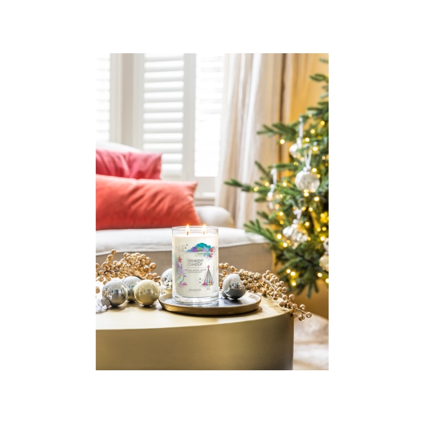 Yankee Candle - Illatos gyertya MAGICAL BRIGHT LIGHTS nagy 567g 60-90 óra.