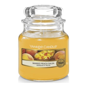 Yankee Candle - Illatos gyertya MANGO PEACH SALSA kicsi 104g 20-30 óra