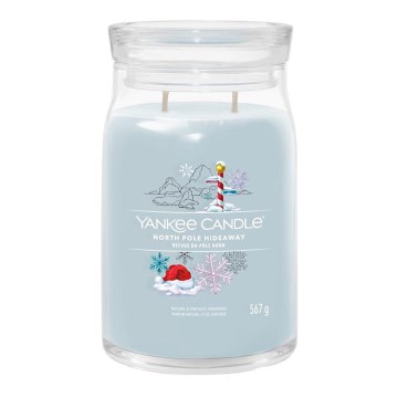 Yankee Candle - Illatos gyertya NORTH POLE HIDEAWAY nagy 567g 60-90 óra