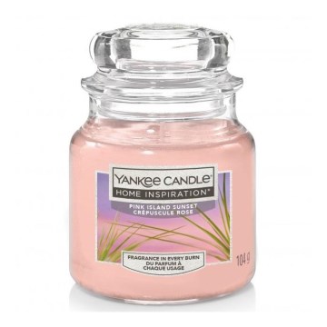 Yankee Candle - Illatos gyertya PINK ISLAND SUNSET kicsi 104g 20-30 óra