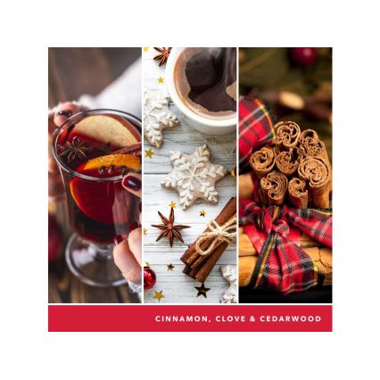 Yankee Candle - Illatos gyertya SPARKLING CINNAMON nagy 567g 60-90 óra