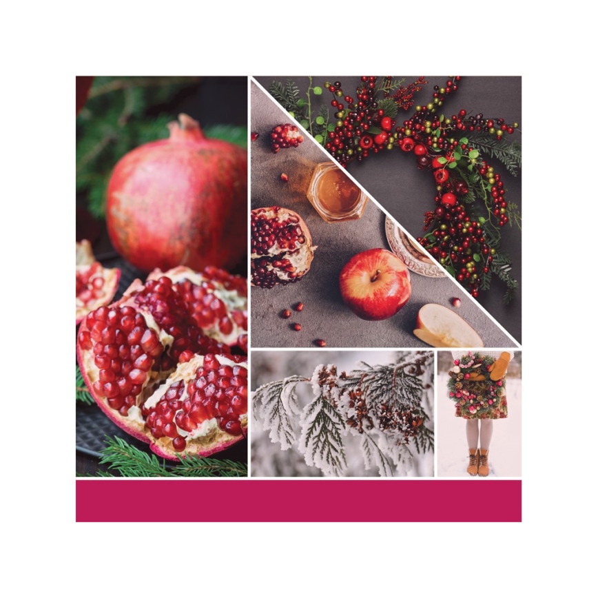 Yankee Candle - Illatos gyertya SPARKLING WINTERBERRY nagy 567g 60-90 óra.