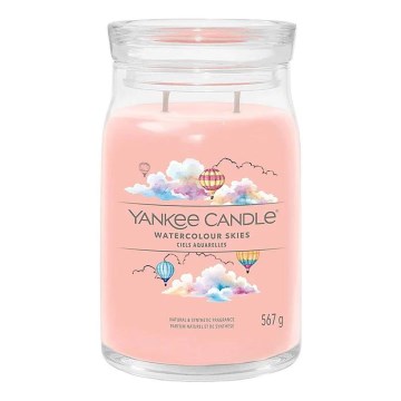 Yankee Candle - Illatos gyertya WATERCOLOUR SKIES nagy 567 g 60–90 óra