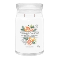 Yankee Candle - Illatos gyertya WHITE SPRUCE & GRAPEFRUIT nagy 567g 60-90 óra