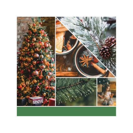 Yankee Candle - SHIMMERING CHRISTMAS TREE illatos gyertya nagy 567g 60-90 óra