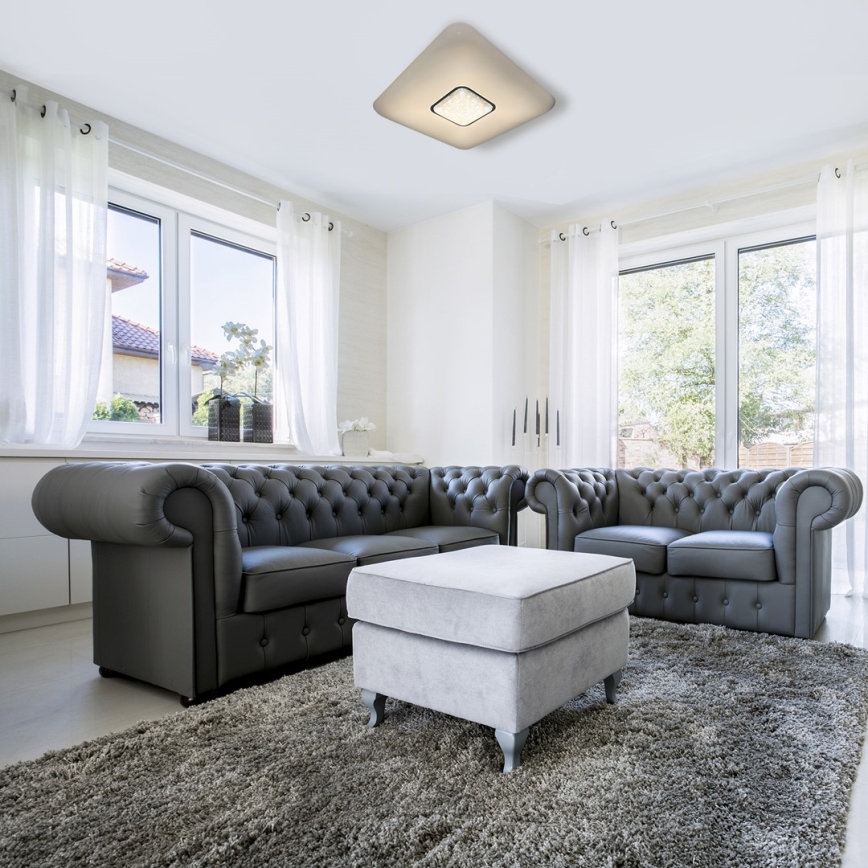 LED Fényerőszabályozható mennyezeti lámpa YAX LED/24W/230V + távirányító