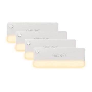 Yeelight - 4 darabos LED bútorvilágítás készlet érzékelővel LED/0,15W/5V 2700K 300 mAh