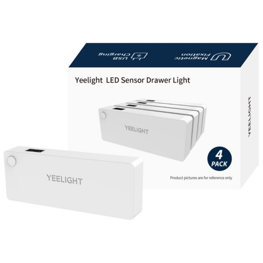 Yeelight - 4 darabos LED bútorvilágítás készlet érzékelővel LED/0,15W/5V 2700K 300 mAh