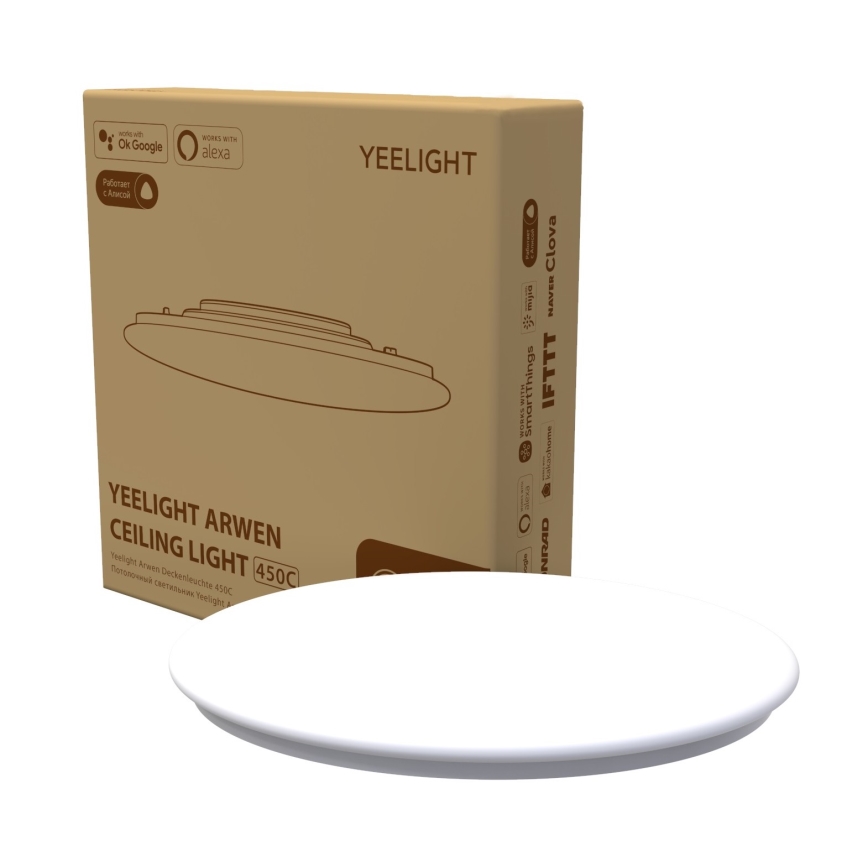 Yeelight - ARWEN 450C LED RGB dimmelhető lámpatest LED/50W/230V IP50 CRI 90 + Wi-Fi/BT távirányító