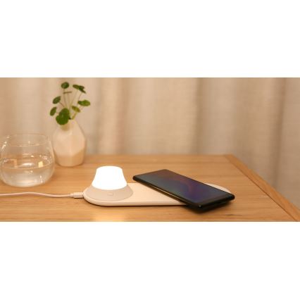Yeelight - Asztali lámpa vezeték nélküli töltővel LED/15W/5V 500 mAh