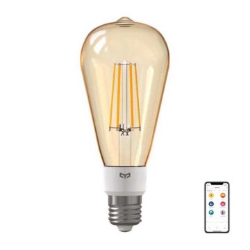 Yeelight - LED Dimmelhető izzó FILAMENT ST64 E27/6W/230V 2700K Wi-Fi