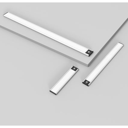 Yeelight - LED tölthető bútorvilágítás fényerőszabályzóval és érzékelővel LED/1,8W/1100 mAh 4000K 20 cm ezüst