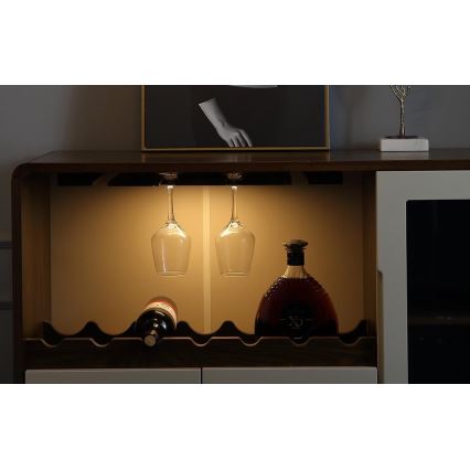 Yeelight - LED állítható fényerejű, tölthető bútorvilágítás érzékelővel LED/2,4W/2200 mAh 2700K 60 cm fekete