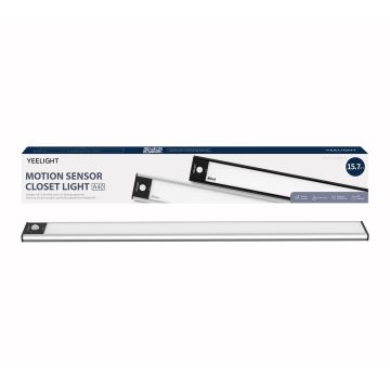 Yeelight - LED Dimmelhető újratölthető bútorvilágítás érzékelővel LED/2,3W/1500 mAh 4000K 40 cm ezüst