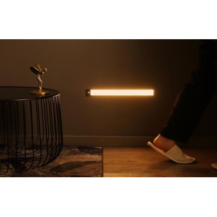 Yeelight - LED Dimmelhető újratölthető bútorvilágítás érzékelővel LED/1,8W/1100 mAh 2700K 20 cm fekete