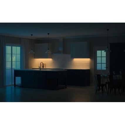 Yeelight - LED Dimmelhető újratölthető bútorvilágítás érzékelővel LED/1,8W/1100 mAh 2700K 20 cm fekete
