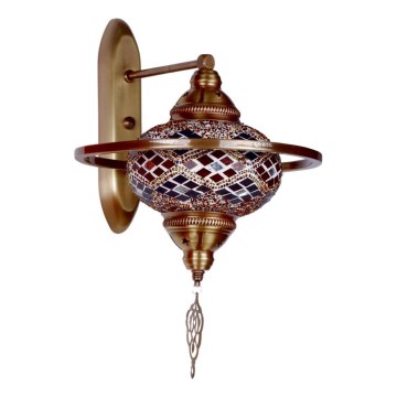 YENI fali lámpatest 1xE27/40W/230V bronzszínű