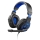 Yenkee - LED Gaming fejhallgató mikrofonnal fekete/kék