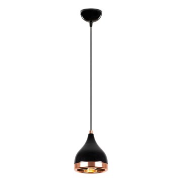 YILDO kábeles függőlámpa 1xE27/40W/230V fekete/réz