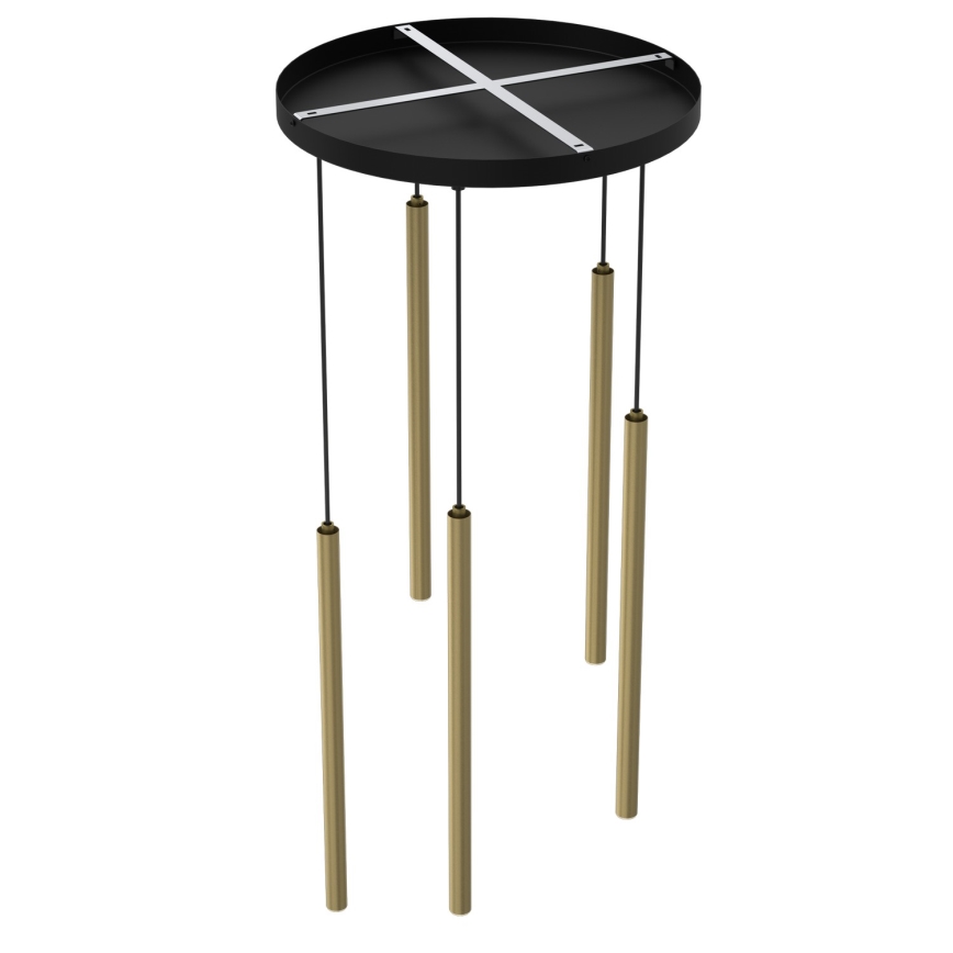 YORU zsinóros csillár, 8xG9/8W/230V, sárgaréz