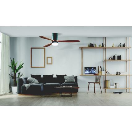 Zambelis 19144 - LED Mennyezeti ventilátor LED/15W/230V 3000/4000/6000 cseresznye + távirányítás