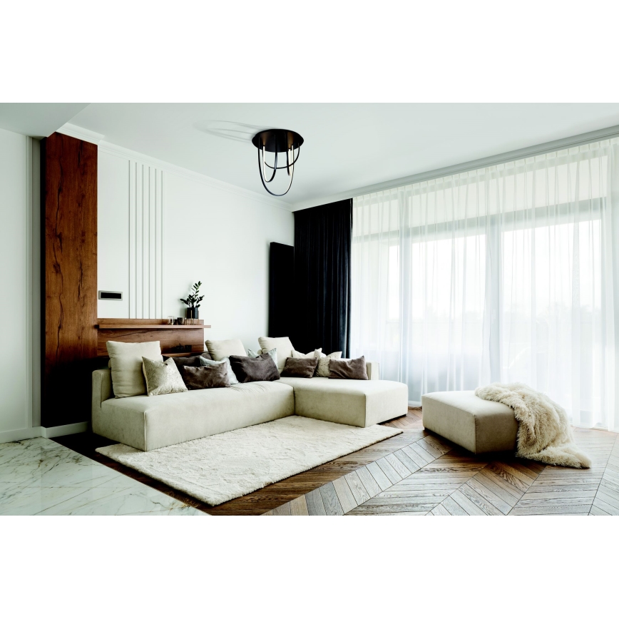 Zambelis 1951 - LED dimmelhető mennyezeti lámpa LED/80W/230V fekete