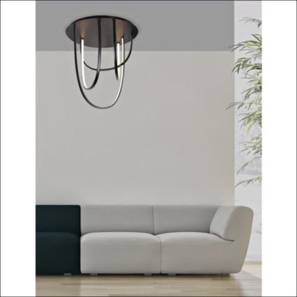 Zambelis 1951 - LED dimmelhető mennyezeti lámpa LED/80W/230V fekete