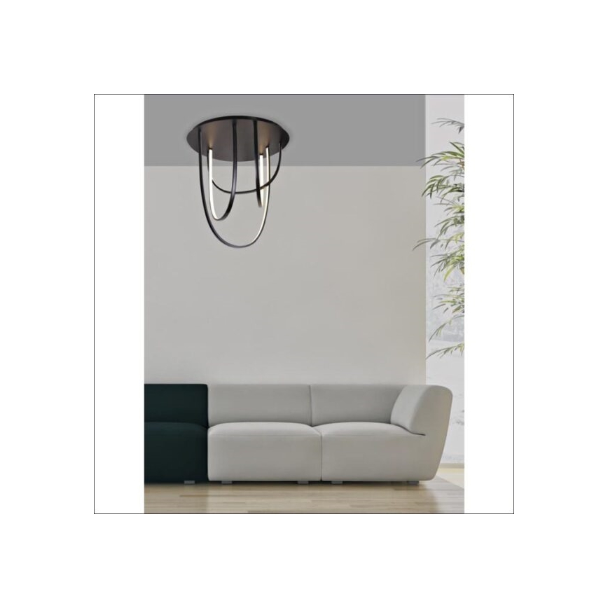 Zambelis 1951 - LED dimmelhető mennyezeti lámpa LED/80W/230V fekete