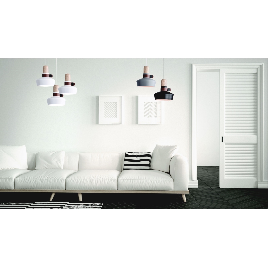 Zambelis 1994-W - Csillár zsinóron 3xE27/40W/230V fehér