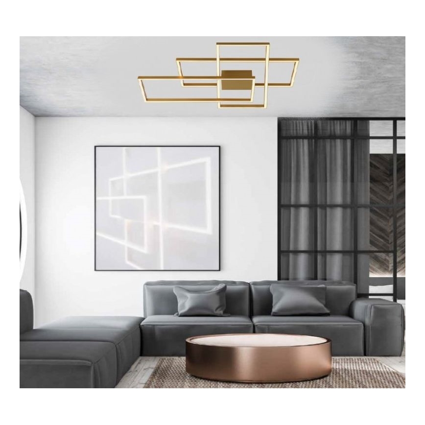 Zambelis 2022 - LED Dimmelhető felületre szerelhető csillár LED/55W/230V arany