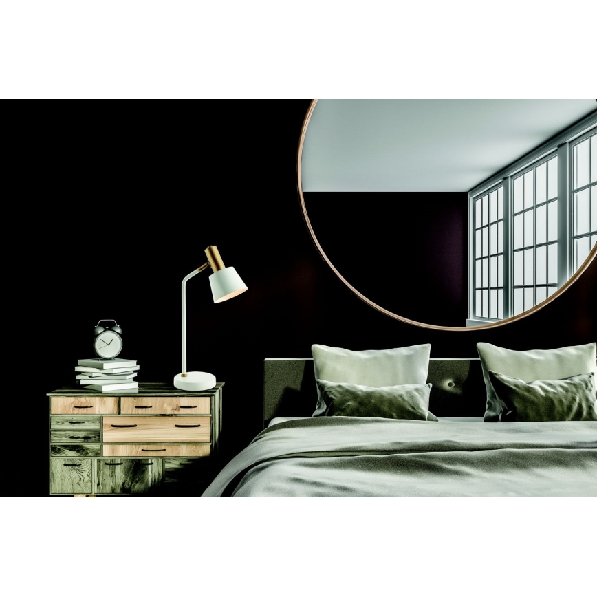 Zambelis 20221 - Asztali lámpa 1xE14/25W/230V fehér